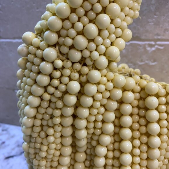 TIK TOK Beaded Yellow Evening Bag NWT - Picture 6 of 8